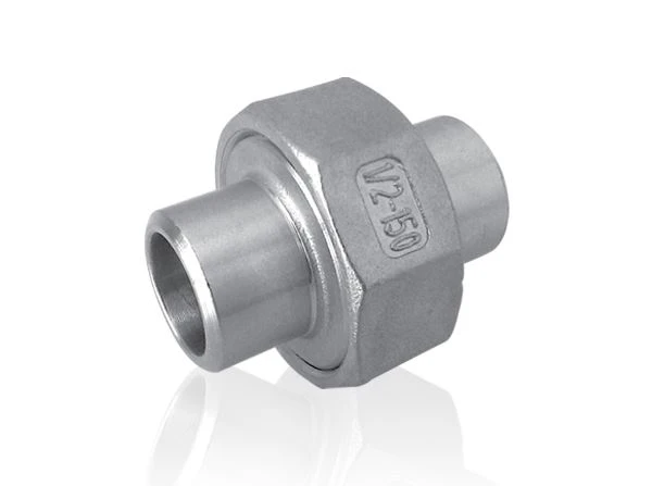 Stainless Steel Pipe Union Teflon Flat Butt Weld